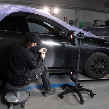 Scangrip Wheelstand - Fahrgestell für Arbeitsleuchten Modell 2021 - 5 Rollen