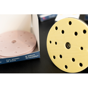 Micrum MIL Finishing Scheibe 150 mm-Ø 15 Loch, P2500, grün, 25 Stück/Pack