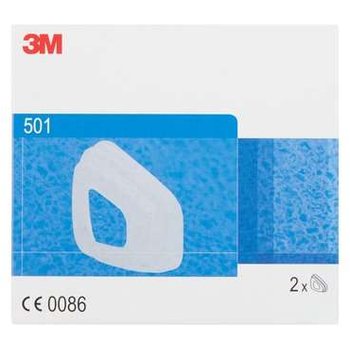Couvercle de boîtier de filtre 3M™ pour masques de peinture, transparent Box à 2 pièces