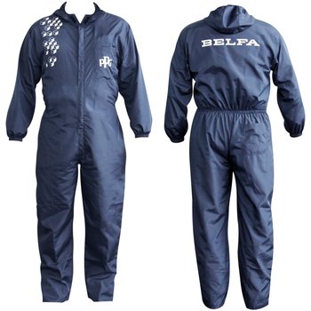 Belfa Lackieroverall Polyester Graublau Grösse XL (56-58)