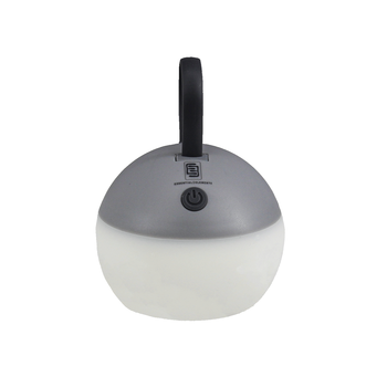 MOON+LIGHT, stone grey, recycelte USB-Laterne, Gloweffekt 