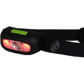 HEAD+BEAM100, black as night, 100 Lumen, Aufbewahrungsbox