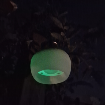 MOON+LIGHT, stone grey, recycelte USB-Laterne, Gloweffekt