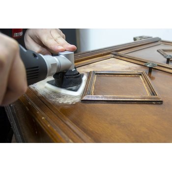 Rupes iBrid Nano Q-MAG Schleifmaschine mit Magnetteller, nur Ladegerät und Ersatzakku