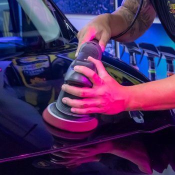 Meguiar's PRO Polierschwamm - Stark ø 125 mm - rot, 2 Stk.