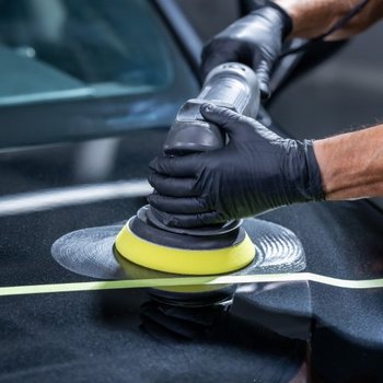 Meguiar's PRO Polierschwamm - Mittel ø 125 mm - gelb, 2 Stk.