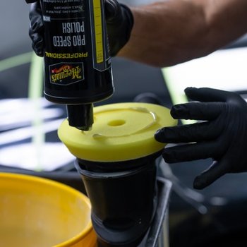Meguiar's PRO Polierschwamm - Mittel ø 125 mm - gelb, 2 Stk.