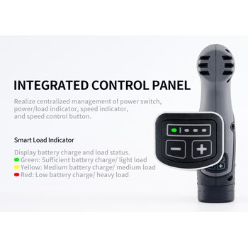 Akkuschleifer mit 3 mm Schleifhub für 32 mm Schleifblüten. Kit enthält Maschine mit Akku und Ladegerät sowie je 1 Pack Schleifblüten Micrum P2000 + P3000.