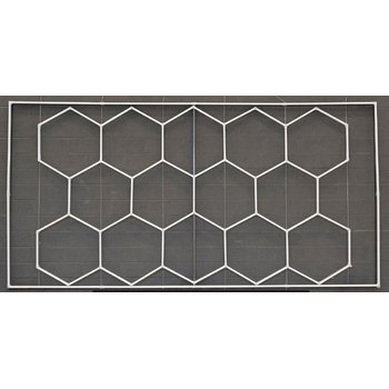 Hexagonal LED System - 480x240cm