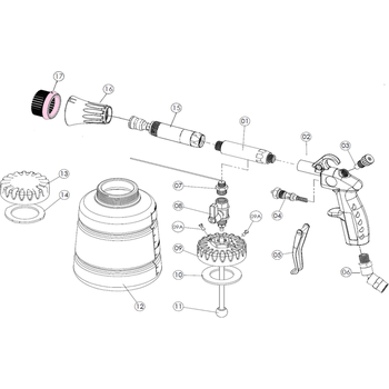 MTS Turbo Cleaner Bürstenaufsatz