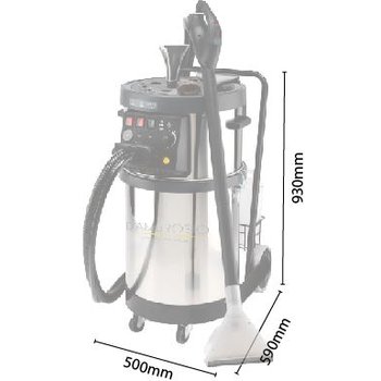AS Dampfreiniger & Extraktionsgerät, 220V/50Hz, 16A, 1 Jahr Garantie