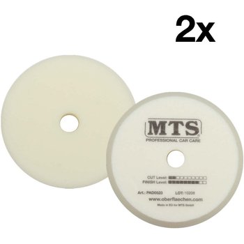 MTS Polierpad Pro - fein, weis, ø 80/100 mm, 2 Stk.