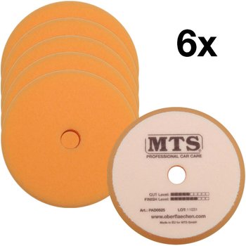 MTS Polierpad Pro - mittel, orange, ø 130/150 mm, 6 Stk.