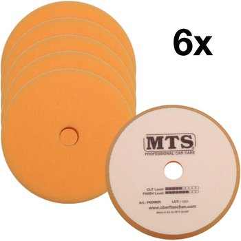 MTS Polierpad Pro - mittel, orange, ø 150/180 mm, 6 Stk.