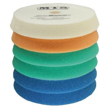 MTS Polierpad Pro - Starterpack, ø 150/180 mm, 6 Stk.