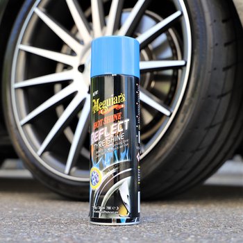 Meguiar's Hot Shine Reflect Tyre Shine, Reifenschwärzer, 425 g