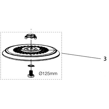 Stützteller Ø125mm 