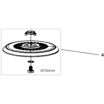Stützteller Ø150mm
 