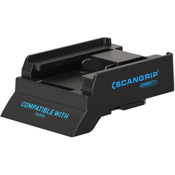 Scangrip Connector, Adaptateur intelligent avec système de sécurité de la batterie, compatible avec RUPES