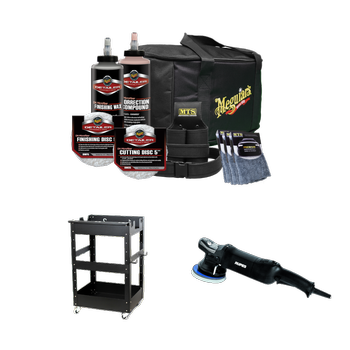 Professional - Polier Starter Kit MF Ø125 mm, inkl. Maschine und Polierwagen