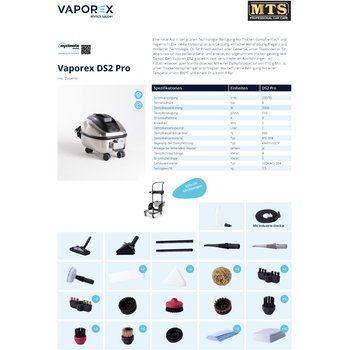 Vaporex - DS2 Pro, inklusive Standard-Zubehör, 2 Jahre Garantie