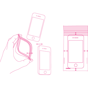 aLOKSAK 9x6 Toiletry - 2 Stück (21,8 x 13,3 cm) Toilettenartikel, Medikamente