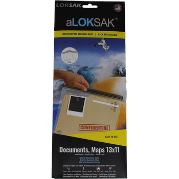 aLOKSAK 13x11 Documents, Maps - 2 pcs(33,7 x 26,7 cm) Documents, Cartes