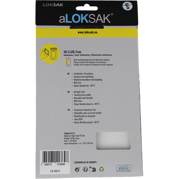 aLOKSAK 8x11 Tablet - 2 pcs (19,7 x 26,7 cm) Tablette