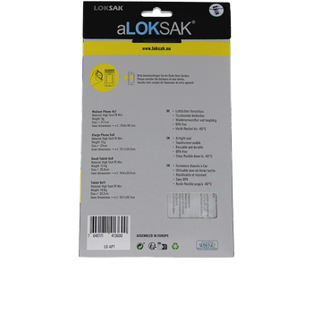 aLOKSAK APT Multipack - 4 pcs
(4x7, 5x8, 6x9, 8x11)